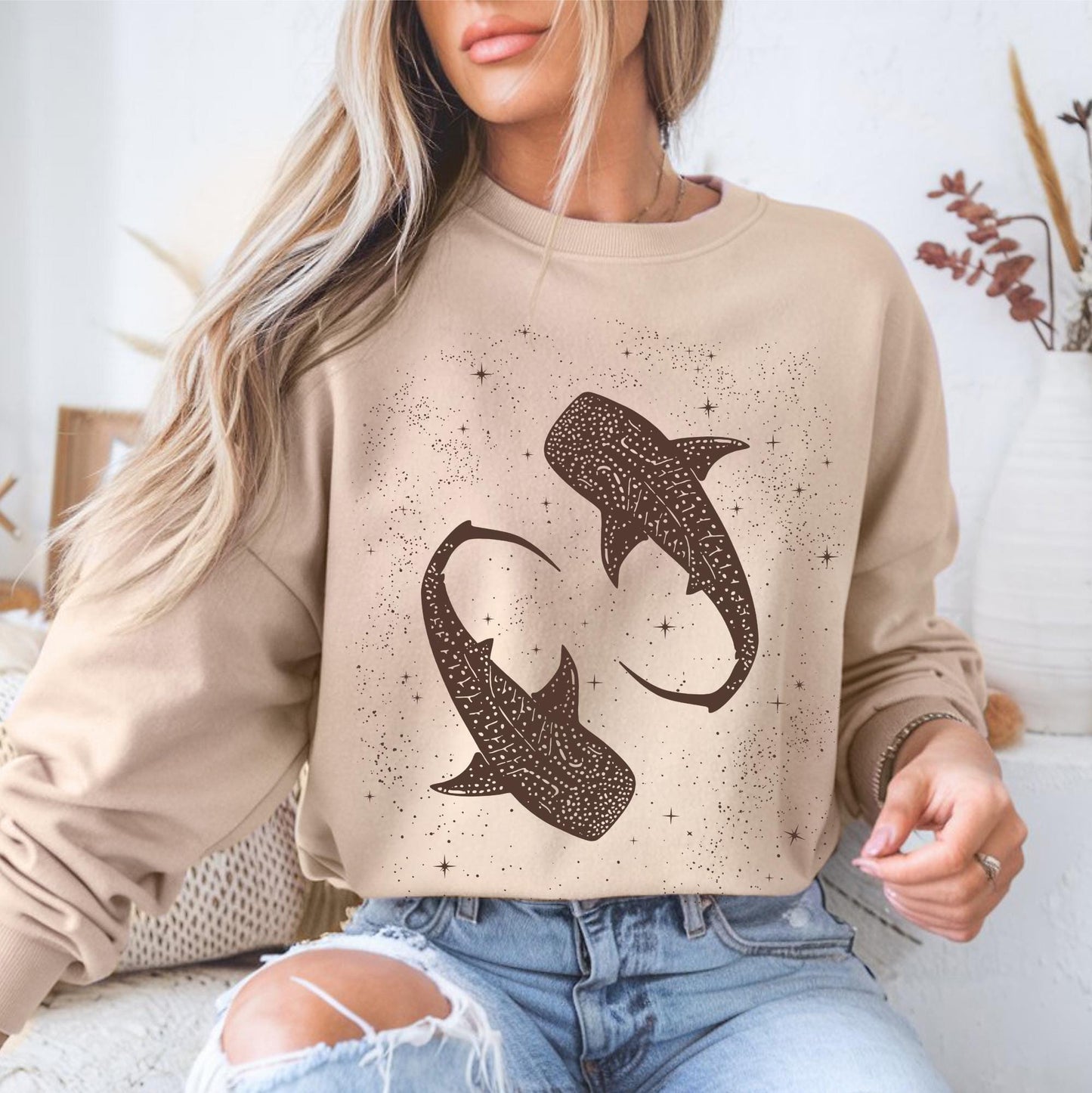 Ocean Whale Shark Sweater V5