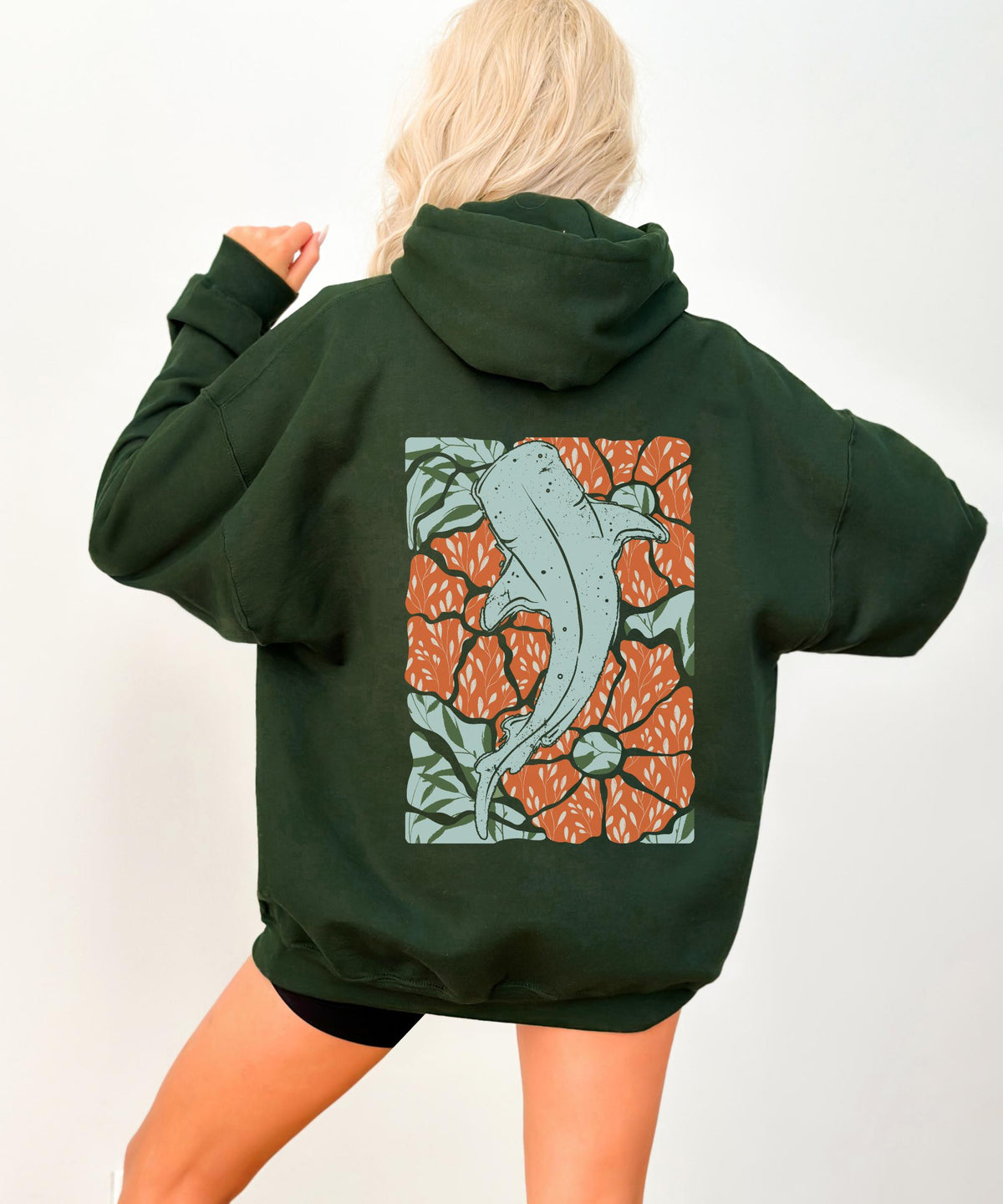 Boho Whale Shark Hoodie