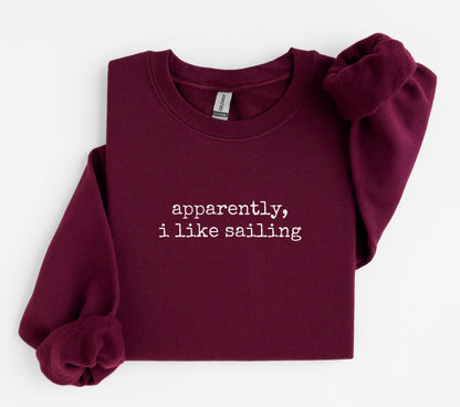 Apparently I Like Sailing Tee