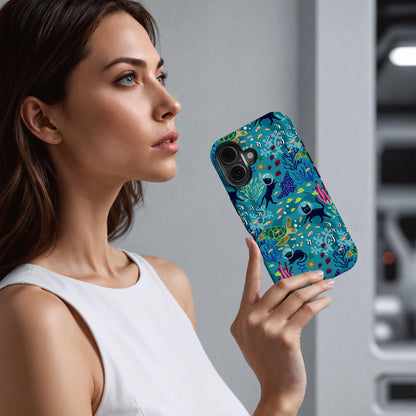 Diving Cat Ocean Phone Case