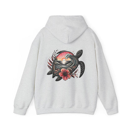 Sea Turtle Hibiscus Hoodie