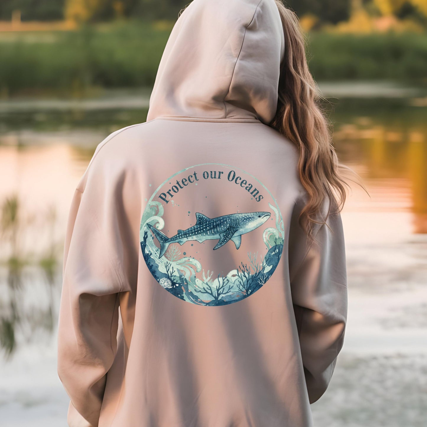 Protect Our Oceans Whale Shark Hoodie