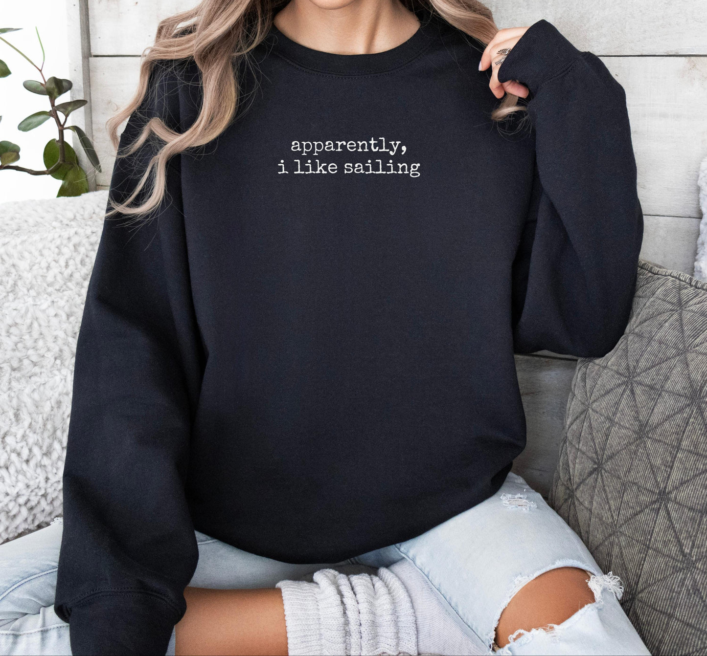 Apparently I Like Sailing Tee