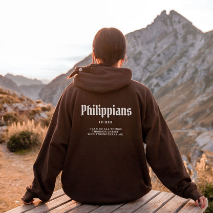 Philippians 4 Christian Hoodie