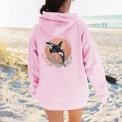 Orca Whale Graphic Hoodie V12