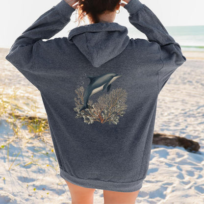 Dolphin Ocean Graphic Hoodie