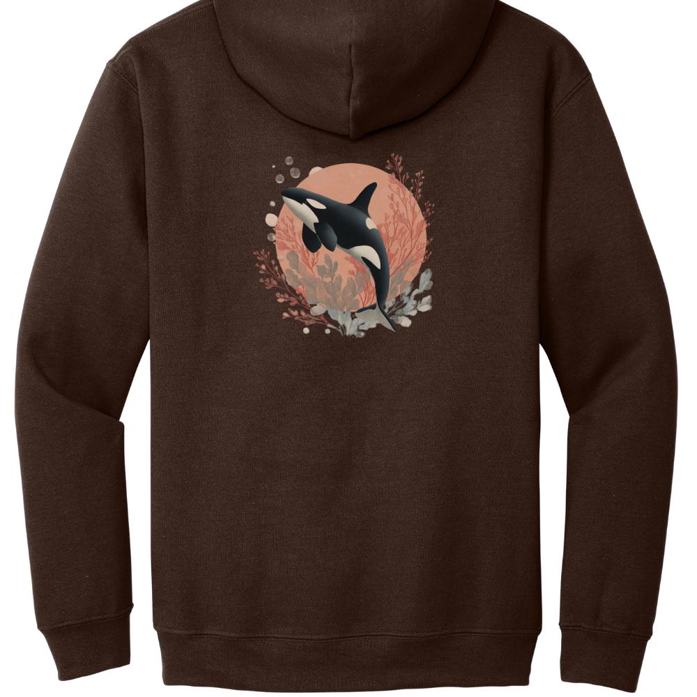 Orca Whale Graphic Hoodie V12