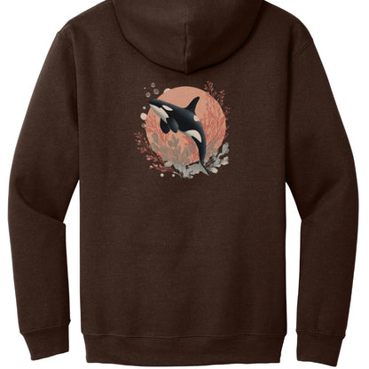 Orca Whale Graphic Hoodie V12