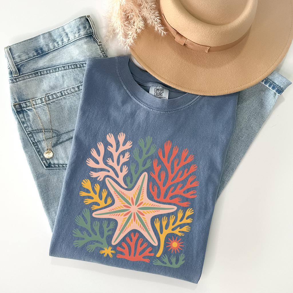 Floral Ocean Tee
