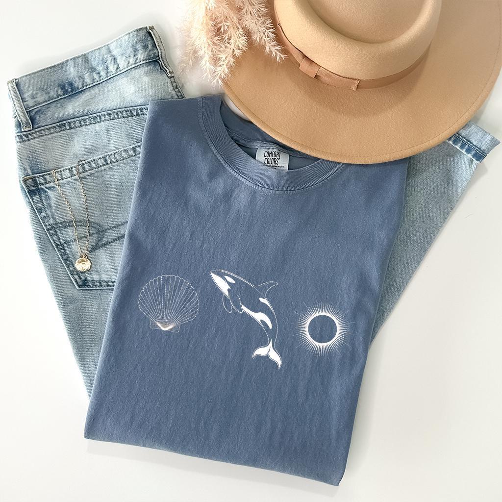 Whale Retro T-Shirt