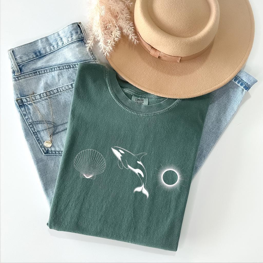 Whale Retro T-Shirt