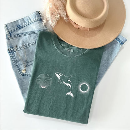 Whale Retro T-Shirt