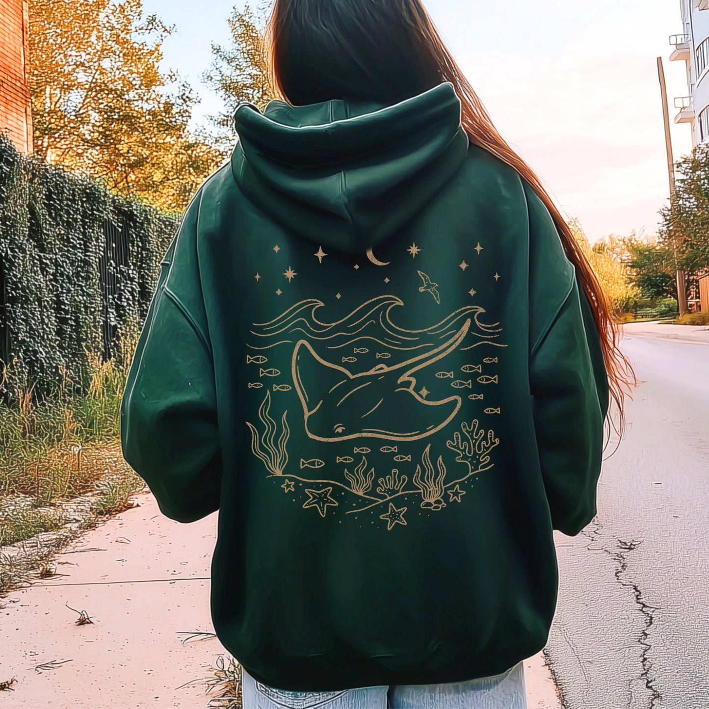 Celestial Stingray Hoodie