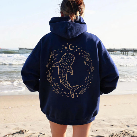 Celestial Whale Shark Hoodie V2