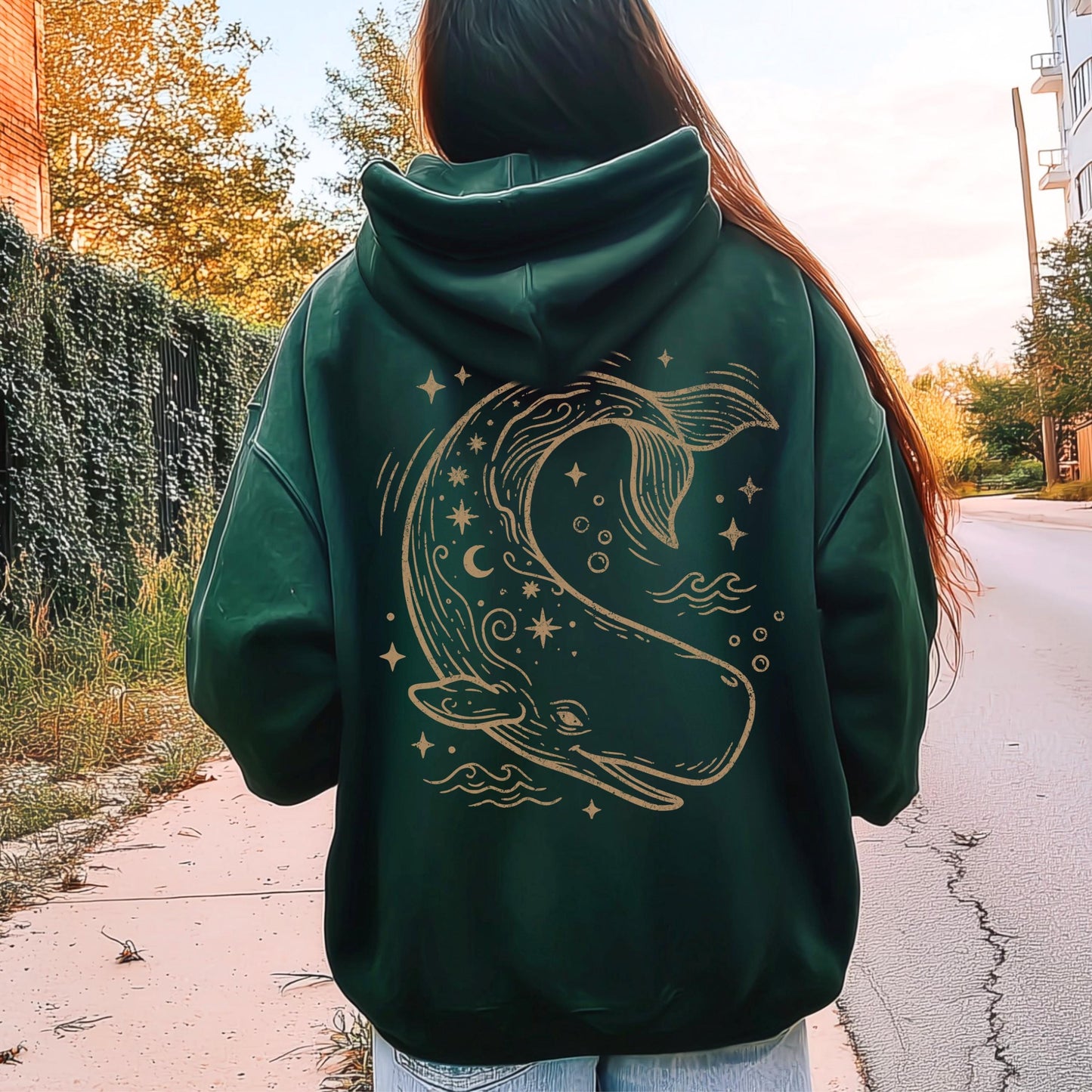 Ocean Whale Hoodie V4