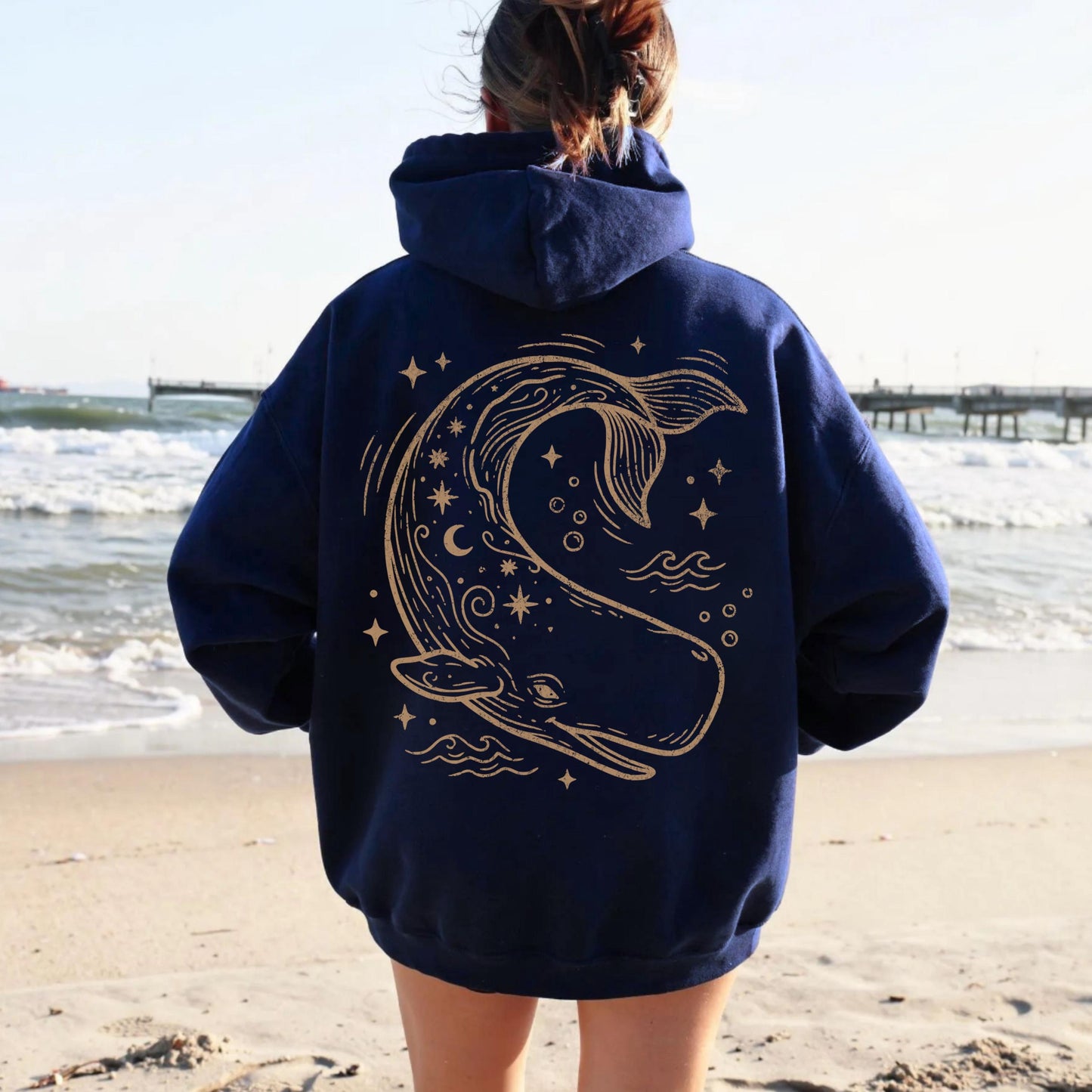 Ocean Whale Hoodie V4