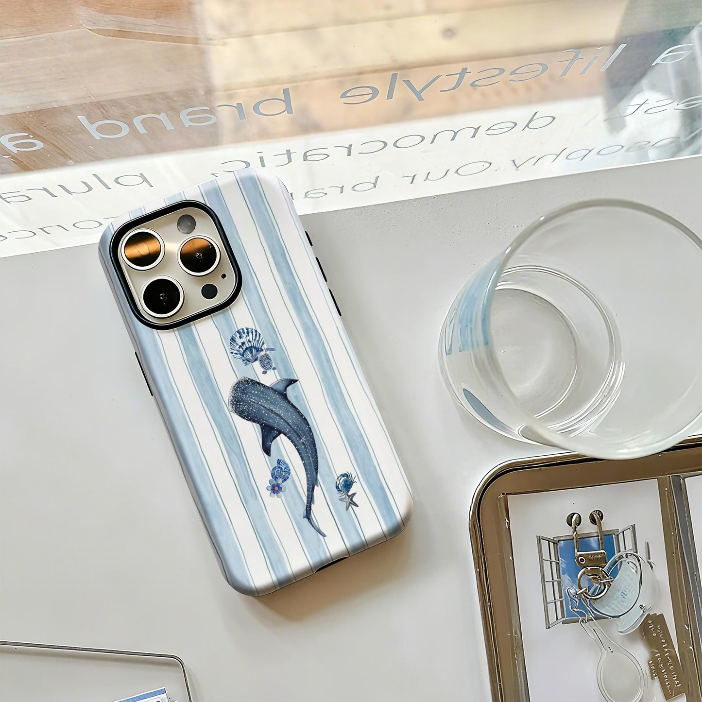 Whale Shark Striped Case