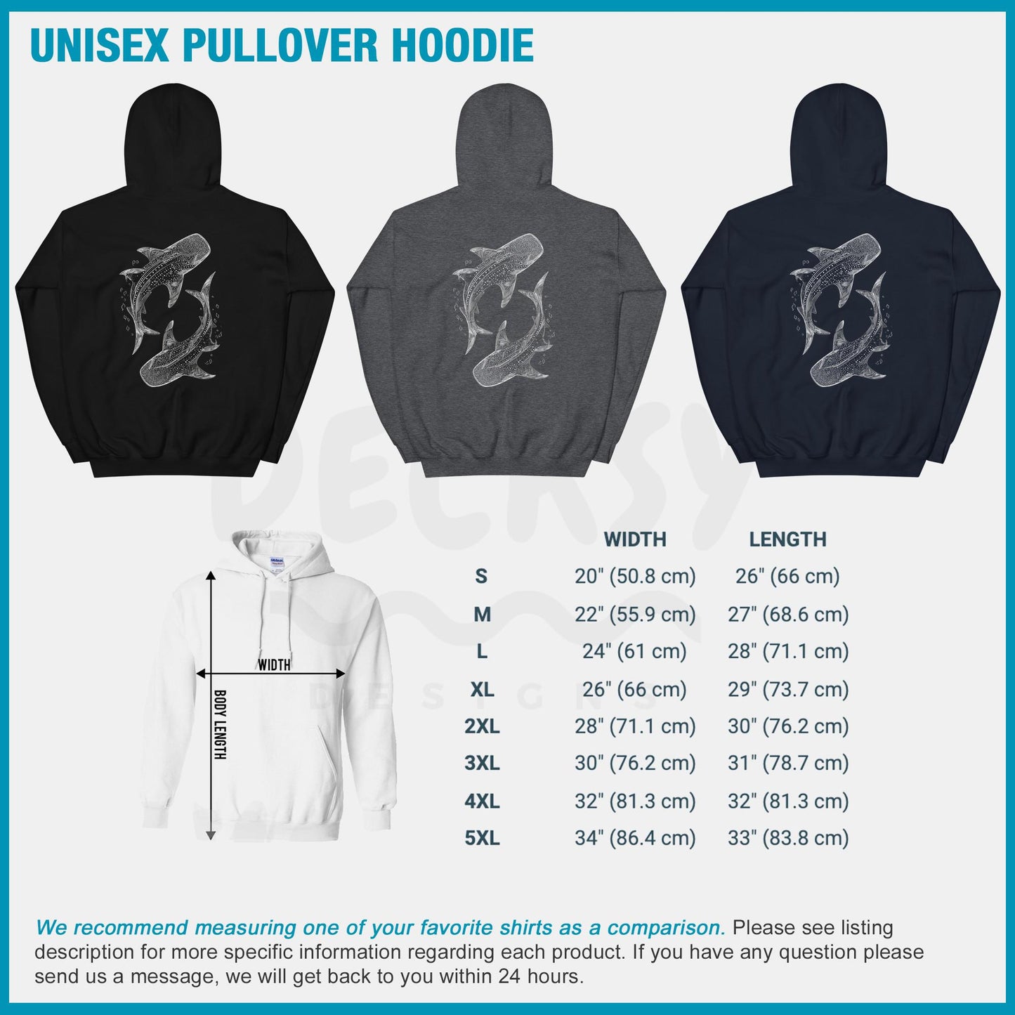 Whale Shark Hoodie V 8