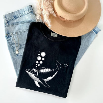 Whale Swimming T-Shirt