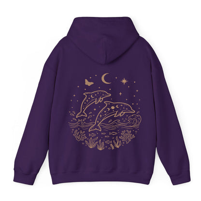 Celestial Dolphins Hoodie