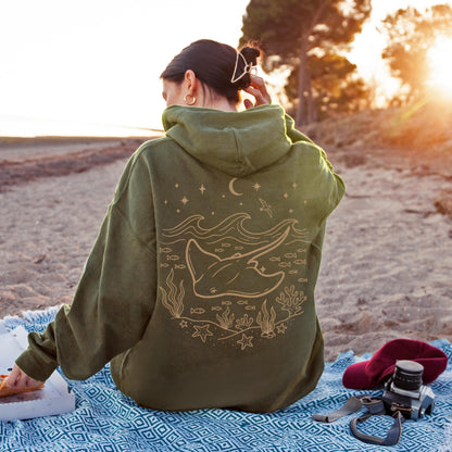 Celestial Stingray Hoodie