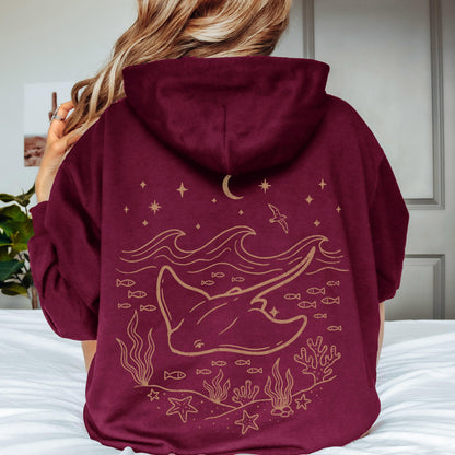 Celestial Stingray Hoodie