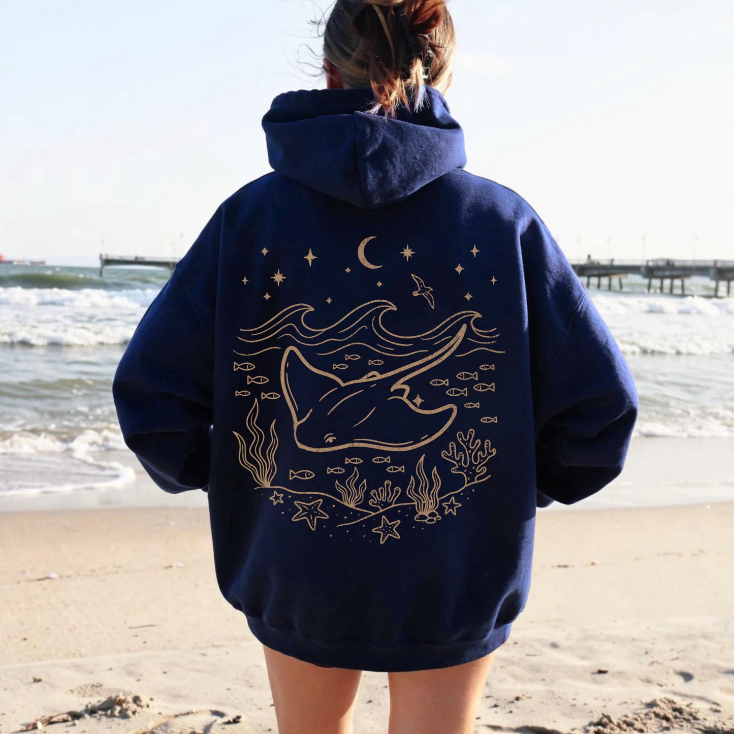 Celestial Stingray Hoodie
