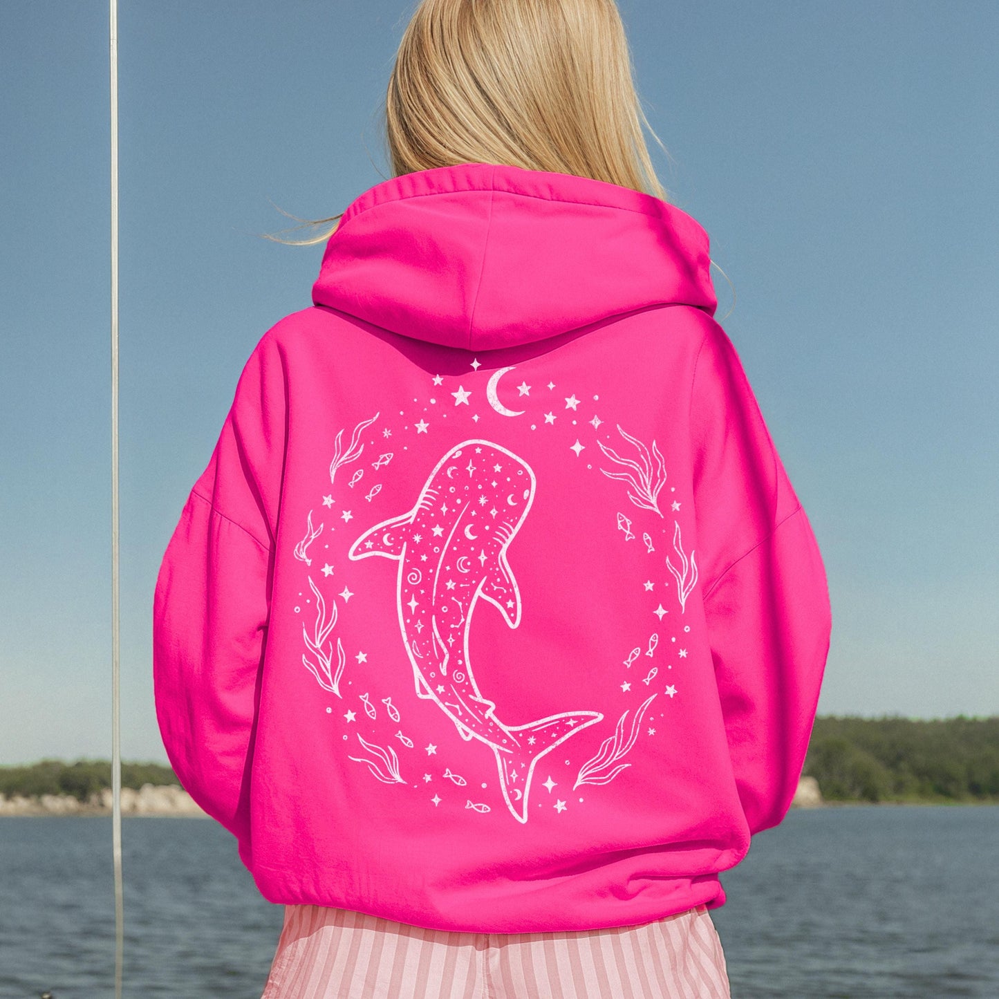 Celestial Whale Shark Hoodie V2