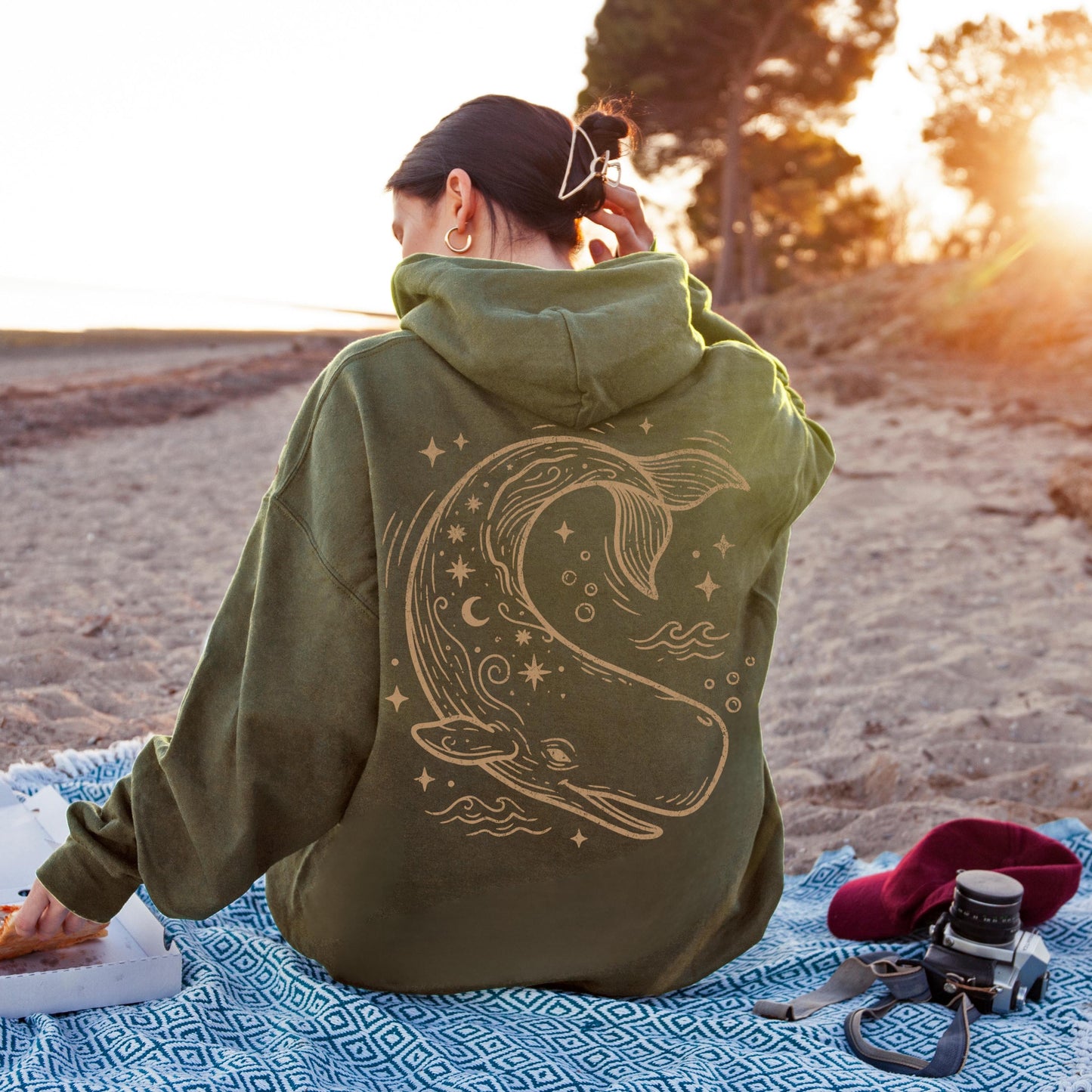 Ocean Whale Hoodie V4