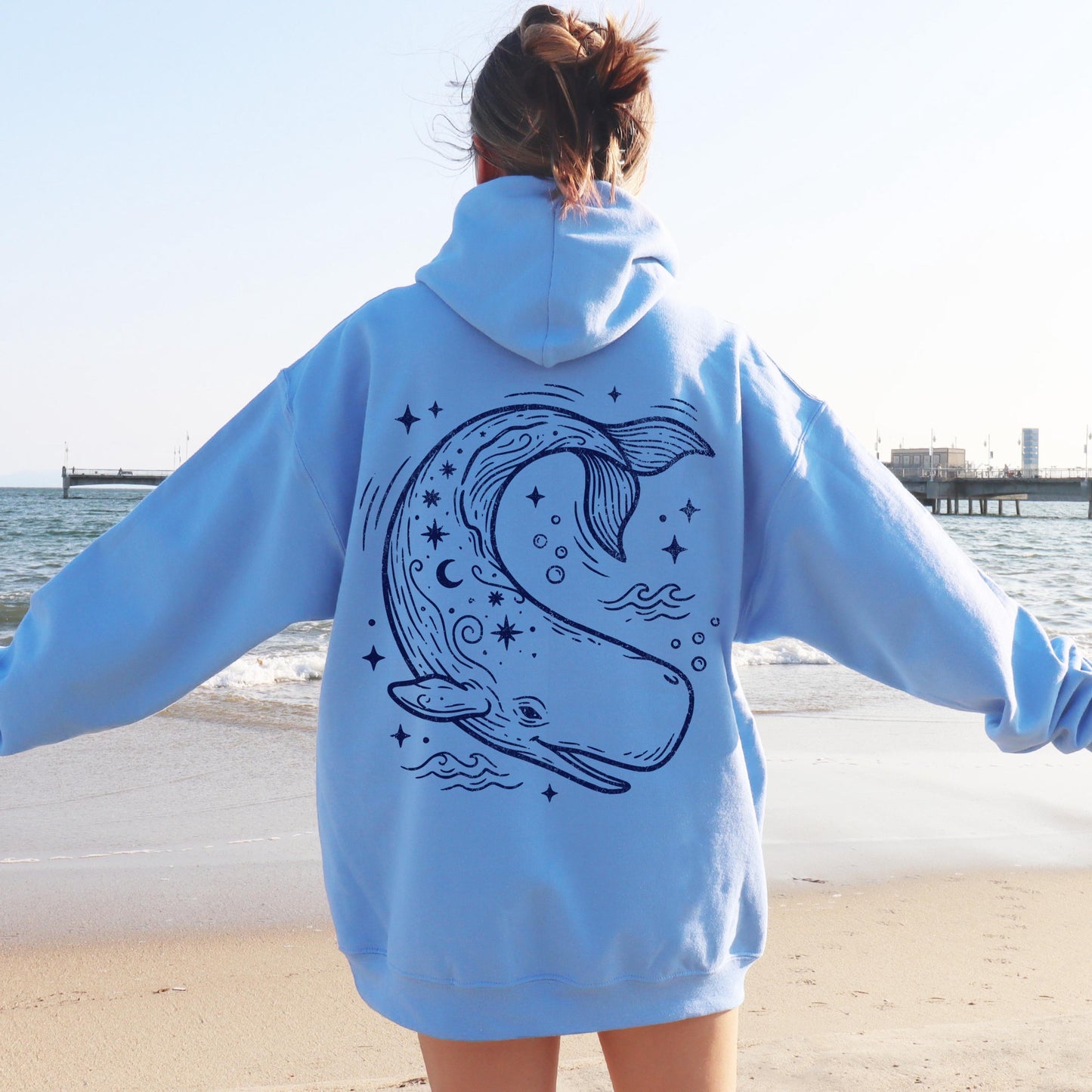 Ocean Whale Hoodie V4