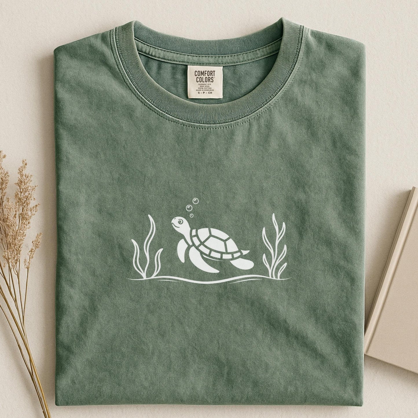Minimal Sea Turtle T-Shirt