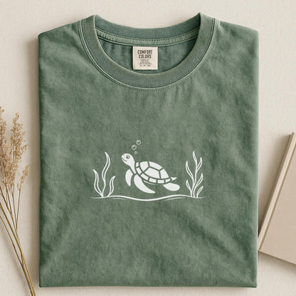 Minimal Sea Turtle T-Shirt