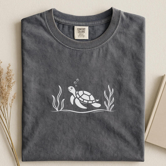 Minimal Sea Turtle T-Shirt