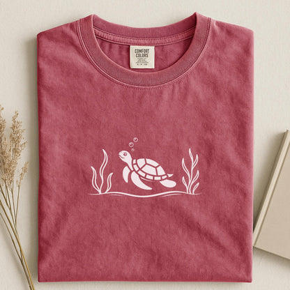 Minimal Sea Turtle T-Shirt