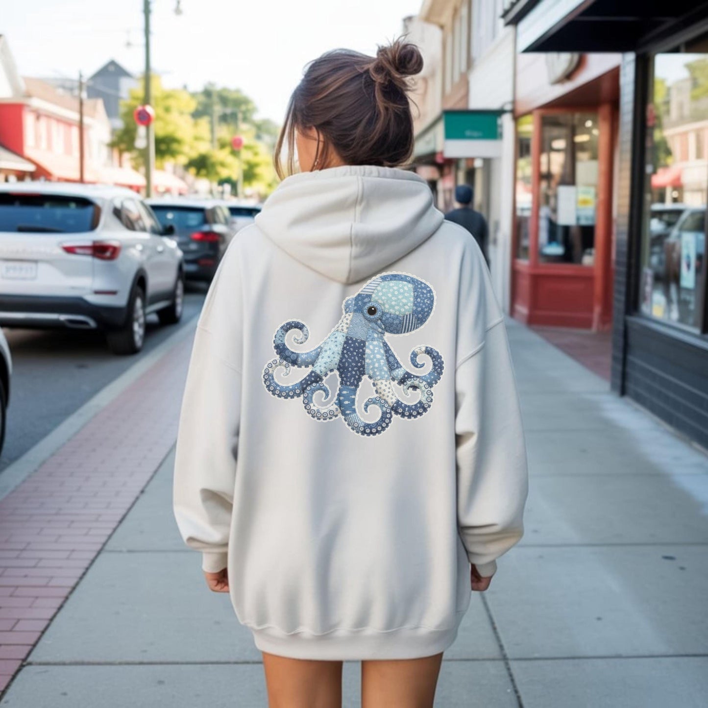 Retro Sea Animal Hoodie New