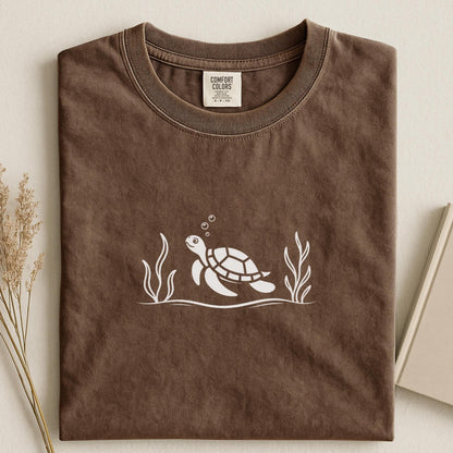 Minimal Sea Turtle T-Shirt