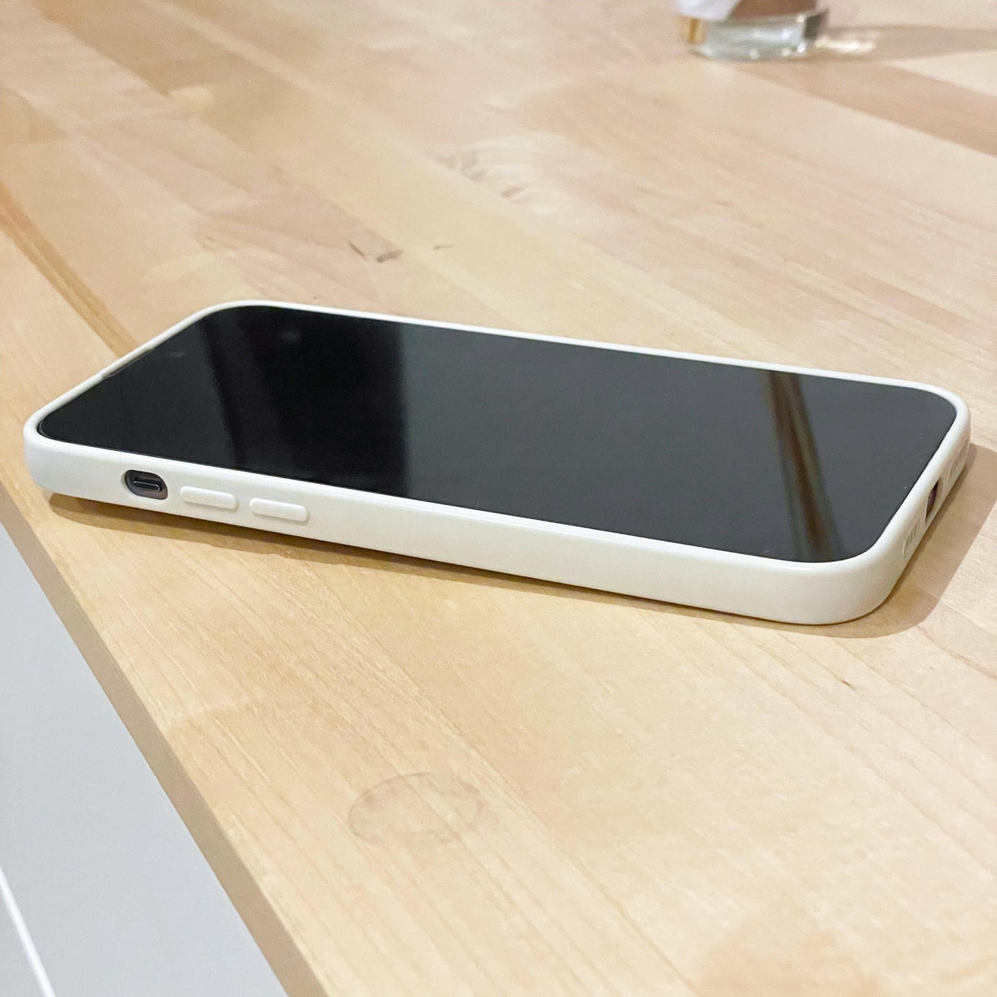 Blue Shark Ocean Pattern Beige Case
