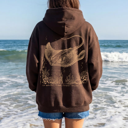 Ancient Manta Ray Hoodie