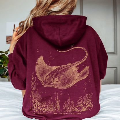 Ancient Manta Ray Hoodie