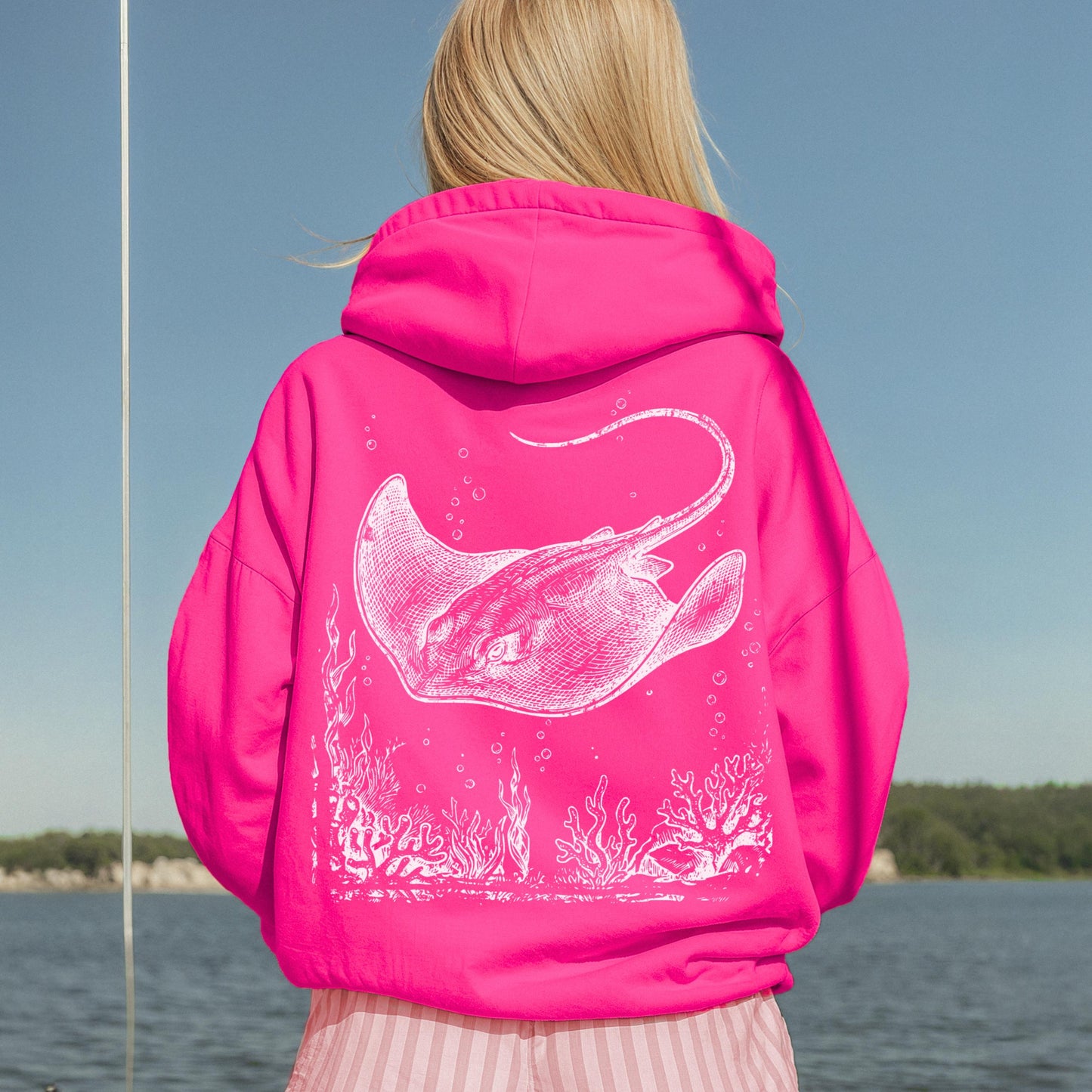 Ancient Manta Ray Hoodie