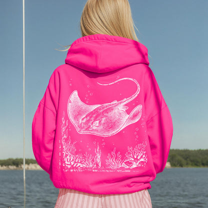 Ancient Manta Ray Hoodie