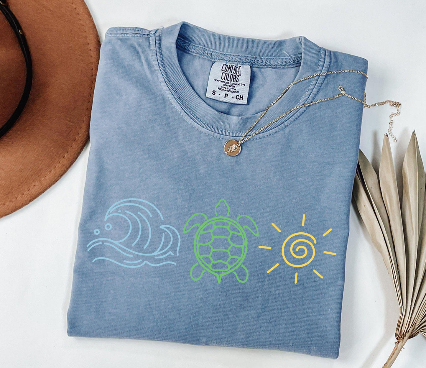 Ocean Wave Turtle Sun Shirt