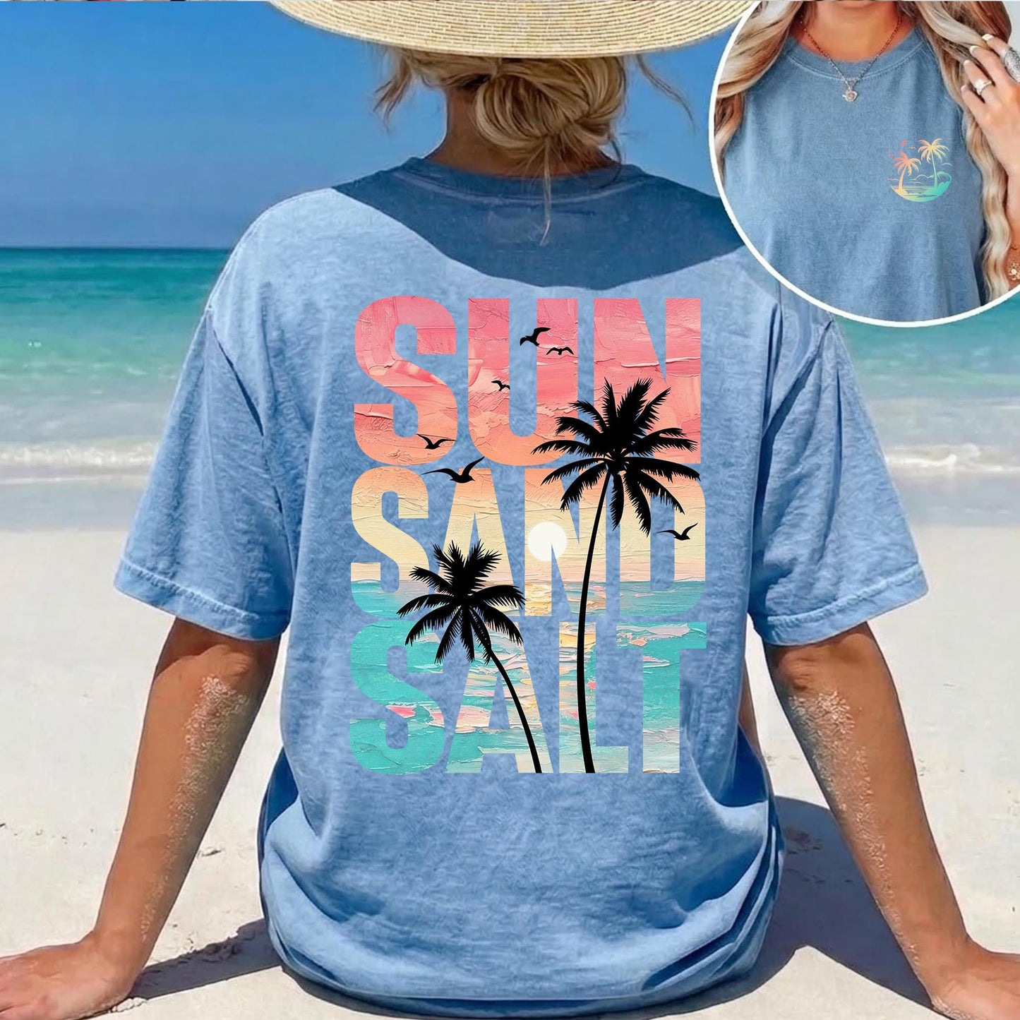 Sun Sand Salt Beach Shirt
