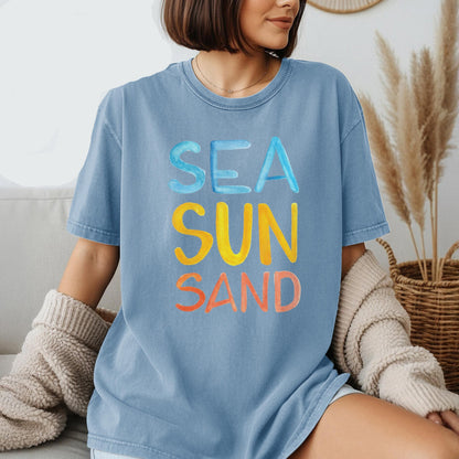 Sea Sun Sand Shirt Summer Beach Tee