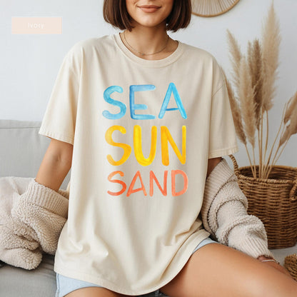 Sea Sun Sand Shirt Summer Beach Tee