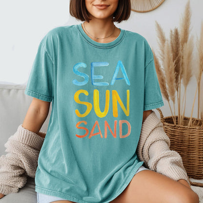 Sea Sun Sand Shirt Summer Beach Tee
