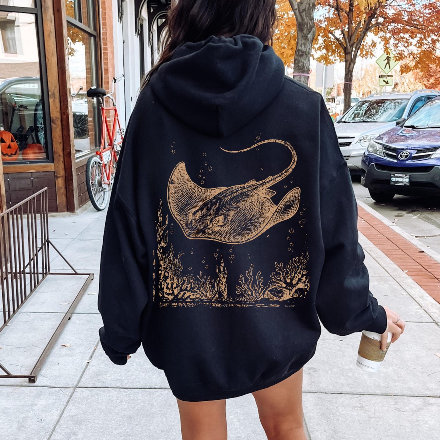 Ancient Manta Ray Hoodie