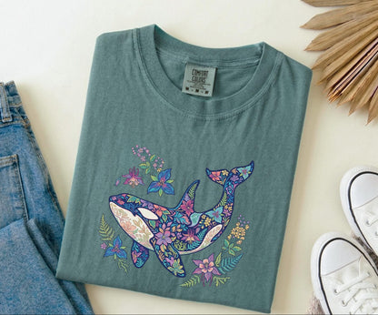 Floral Orca Shirt