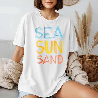 Sea Sun Sand Shirt Summer Beach Tee