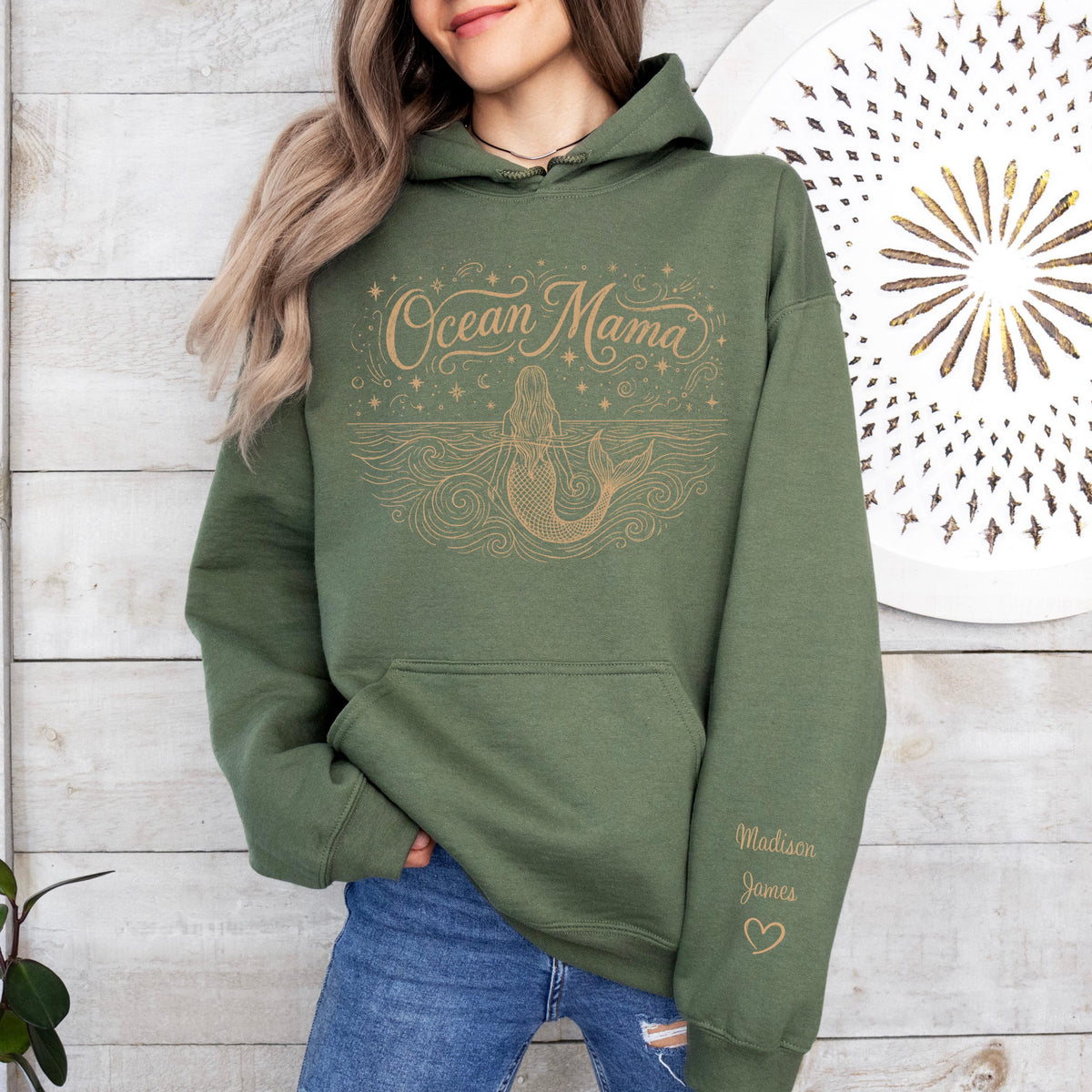 Ocean Mama Mermaid Hoodie
